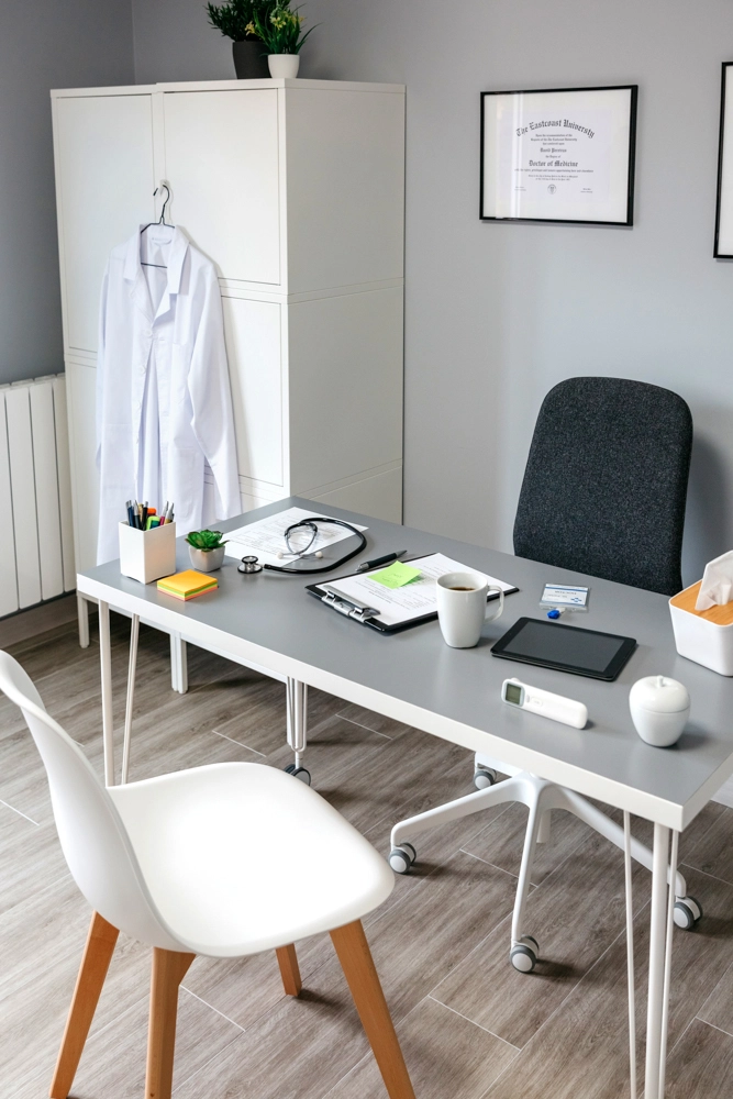 Neat office for occupational wellness