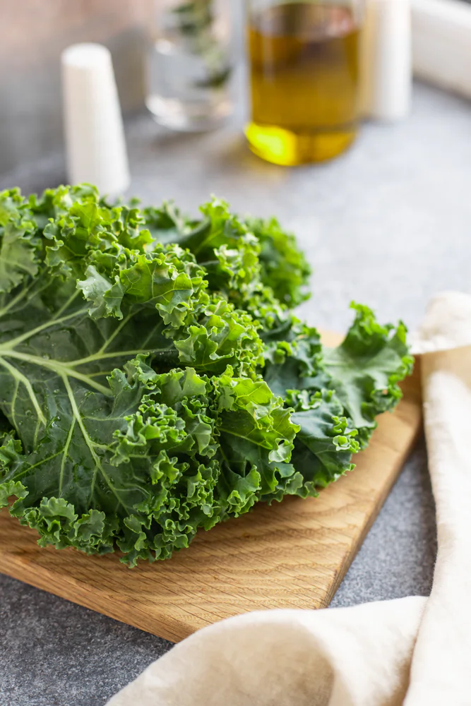 Kale - example of non starcy vegetables
