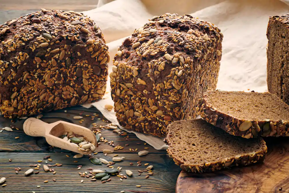 Sprouted grain bread