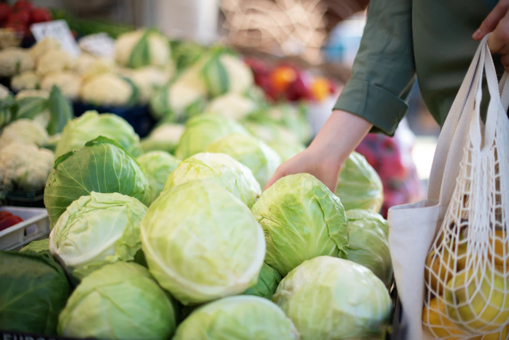 cabbage - source of insoluble fiber