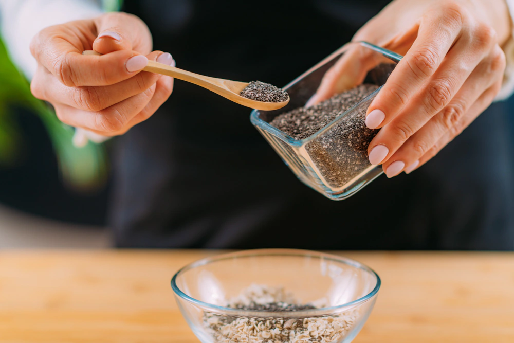 Chia seeds - a way of adding fiber to foods