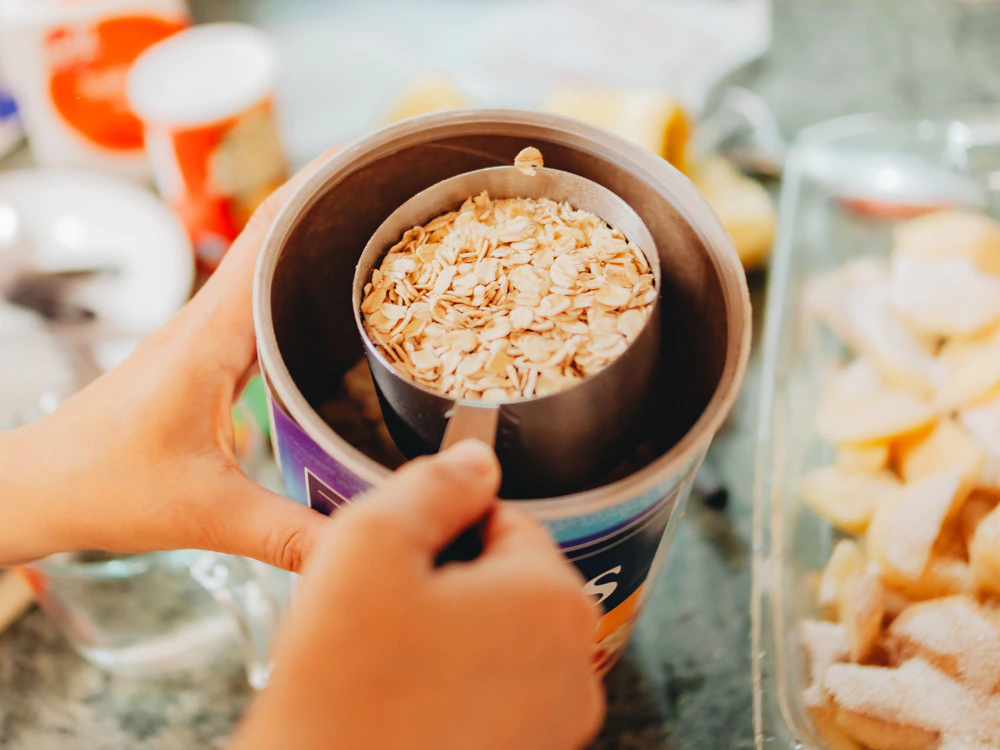 oatmeal - high fiber food