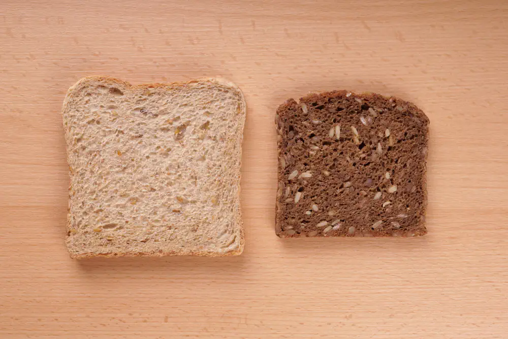 White to whole grain bread DASH diet for beginners food swaps