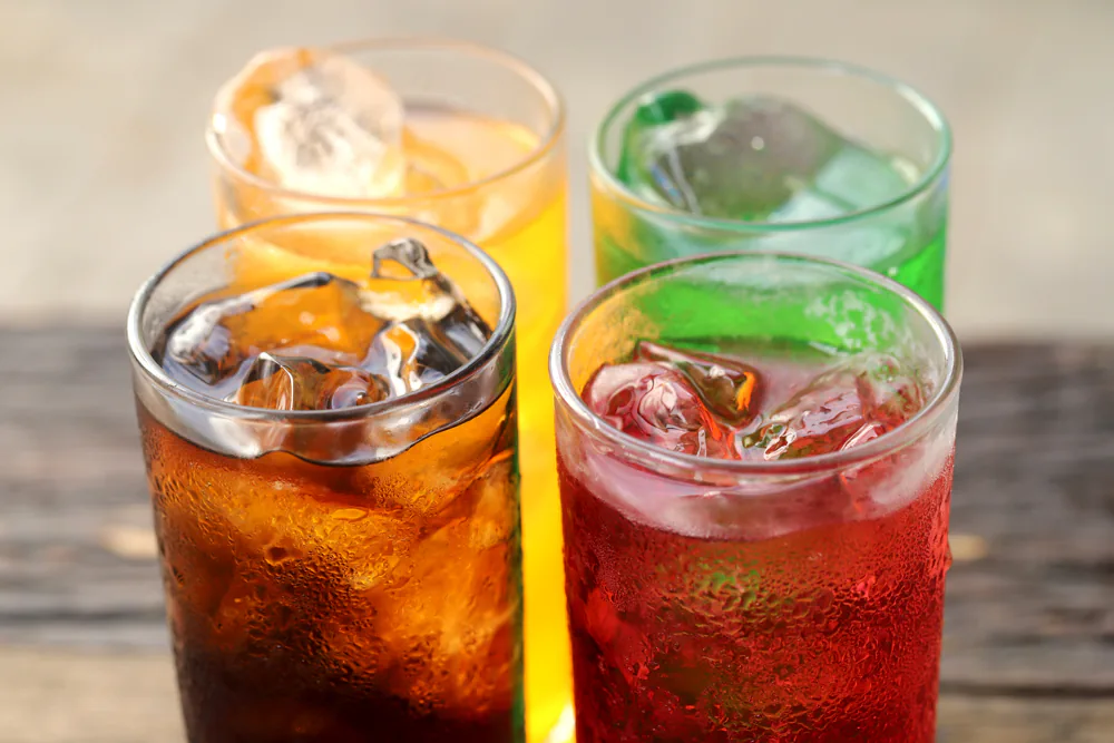 Carbonated drinks - increase bloating