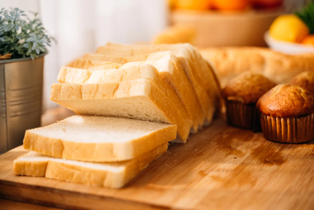 White bread - An example of refined grains to limit if you are trying to eat healthy